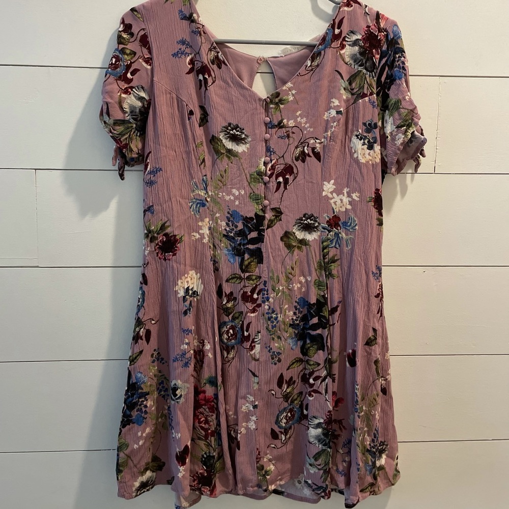 Blu Pepper Floral summer dress